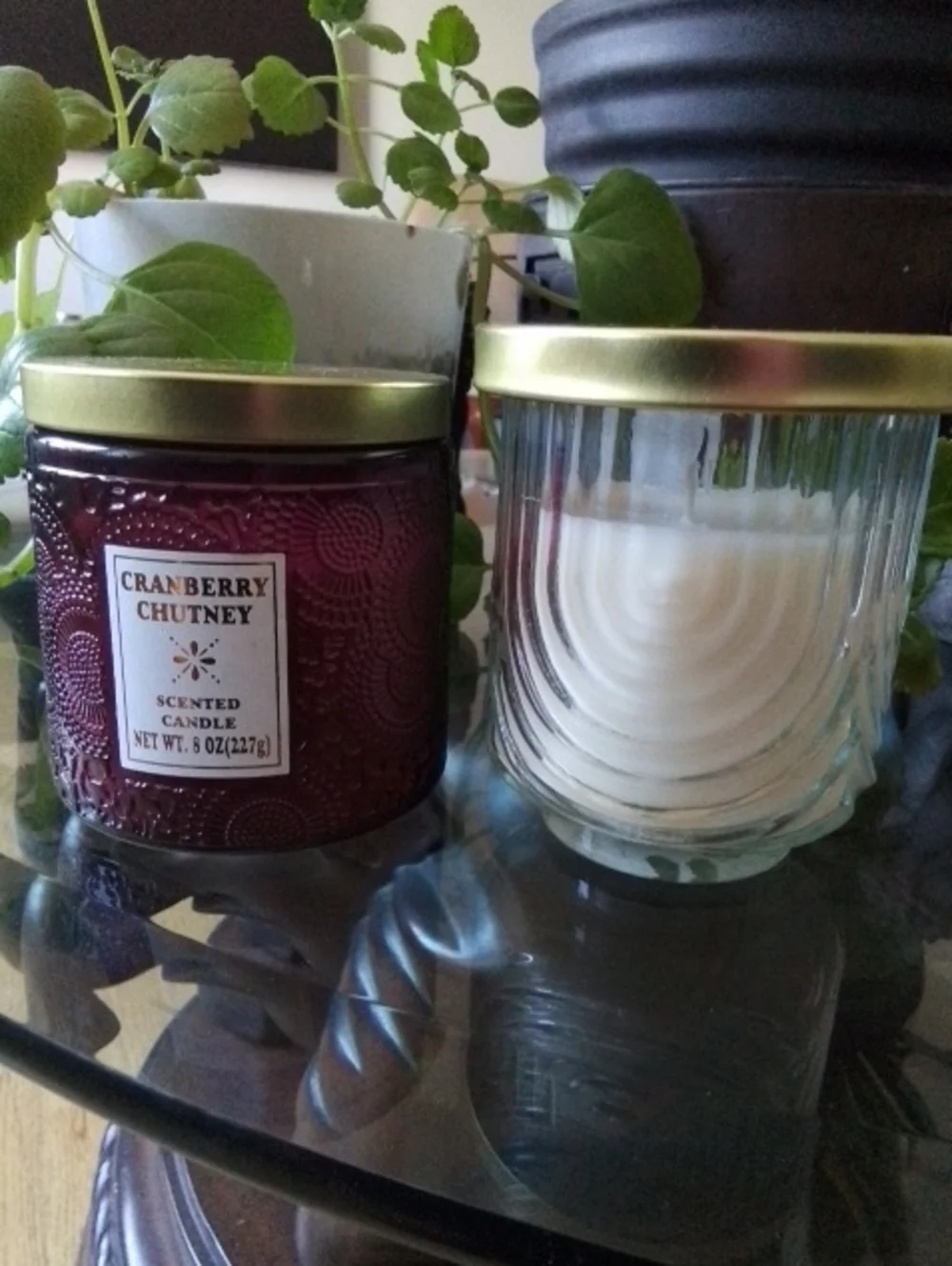 Cranberry Chutney Scented Candle - Red
